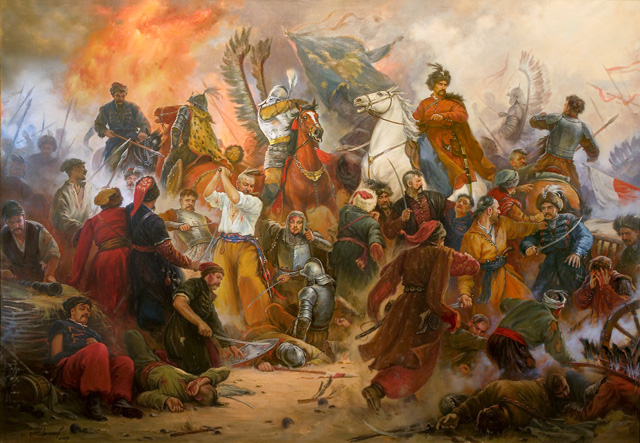 Battle of Berestechko. Artur Orlionov. Source: Wikipedia