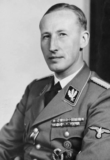 Reinhard Heydrich (1940). Source: Bundesarchiv / CC BY-SA 3.0 / Wikimedia Commons