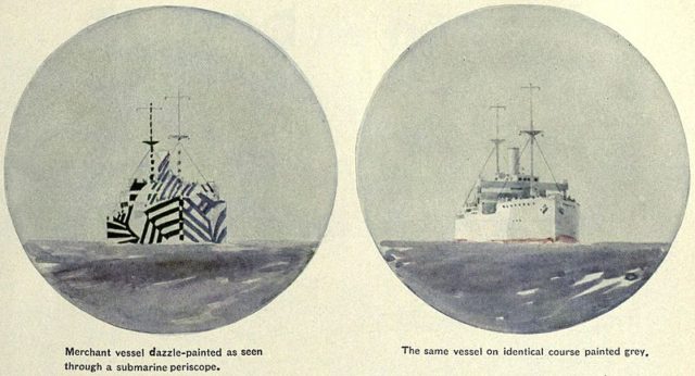 How dazzle-ships work Image Source: Ian Alexander CC BY-SA 4.0