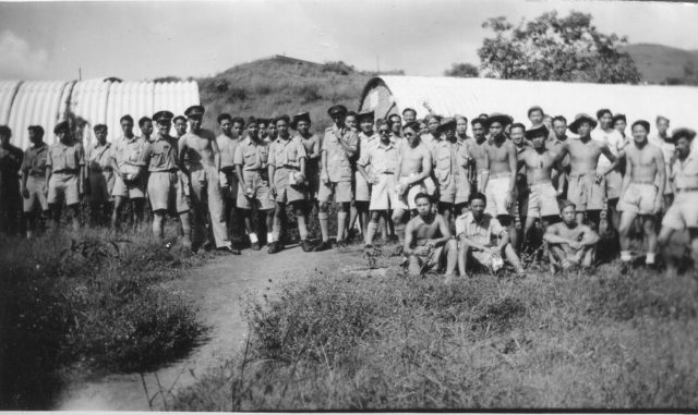 The Chinese Canadian Force 136 training camp near Poona India. Another camp was located in Australia.