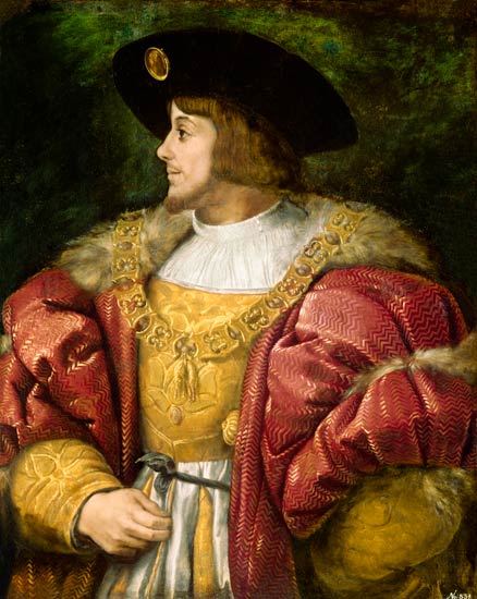 Louis II of Hungary and Bohemia the young king, who died at the Battle of Mohács, painted by Titian. Source: Wikipedia