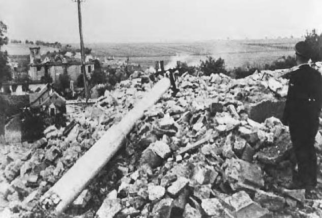 Lidice, Czechoslovakia, 1942 after Nazi atrocities