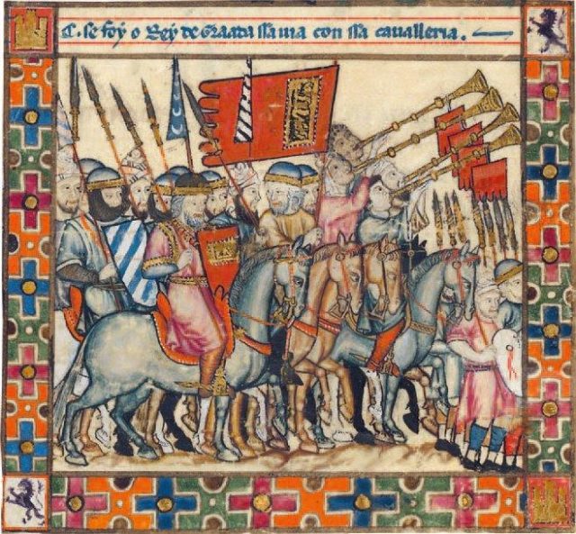 Depiction of the Moors in Iberia, from The Cantigas de Santa Maria. Source: Wikipedia