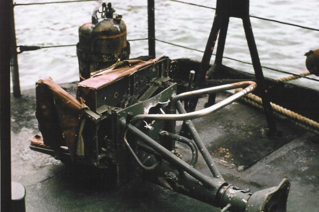 Captain's Chair from Point Welcome's bridge. Courtesy of USCG.mil