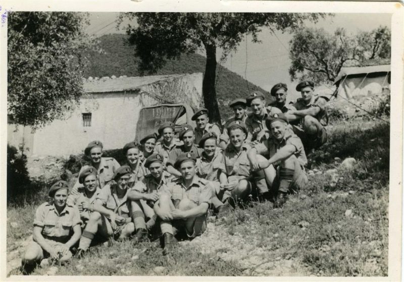 Members of the Signals Platoon of 2 Infantry Battalion, taken at Coli. Photo via the late Harry Hopping.