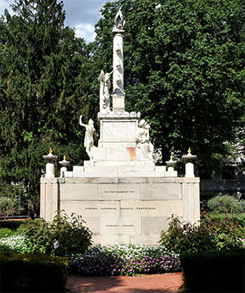 Pictured is the Tripoli Monument, the oldest military monument in the United States. Wikipedia / Public Domain 