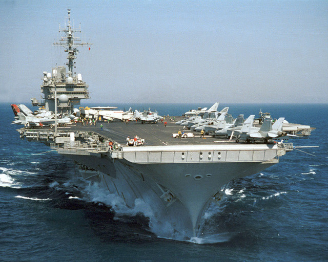 The USS Kitty Hawk Image Source: Wikipedia