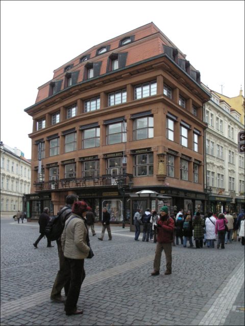 Josef Gočár's House of the Black Madona in Prague, Czech Republic, built in the Cubist style Image Source: Matěj Baťha CC BY-SA 2.5