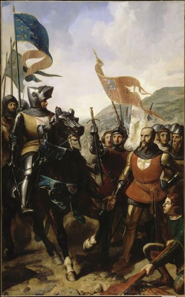 Bertrand Du Guesclin in a battle of Cocherel. Image Credit.