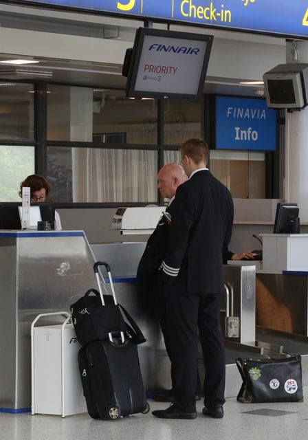 Departure at Kuopio airport, Finand. (Photo by Fyodor Borisov/Transport-Photo Images)