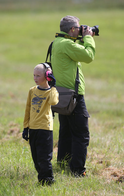 Kids were also interested in this event. (Photo by Fyodor Borisov/Transport-Photo Images)