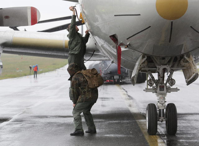 German Air Force Lockheed P-3C Orion at Tour-de-Sky airshow at Kuopio, Finand. (Photo by Fyodor Borisov/Transport-Photo Images)