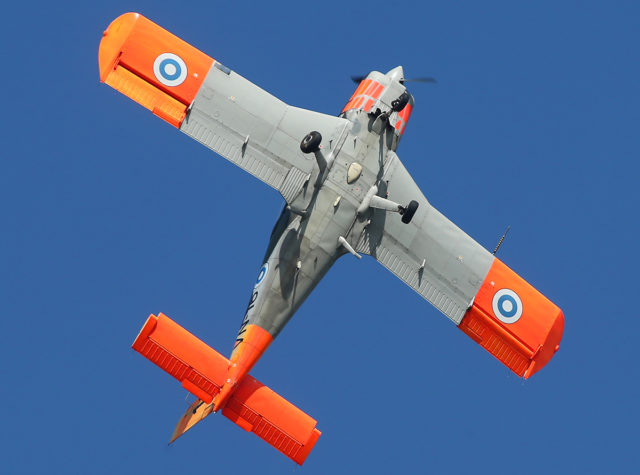 Finnish Air Force Valmet L-70 Vinka at Tour-de-Sky airshow at Kuopio, Finand. (Photo by Fyodor Borisov/Transport-Photo Images)