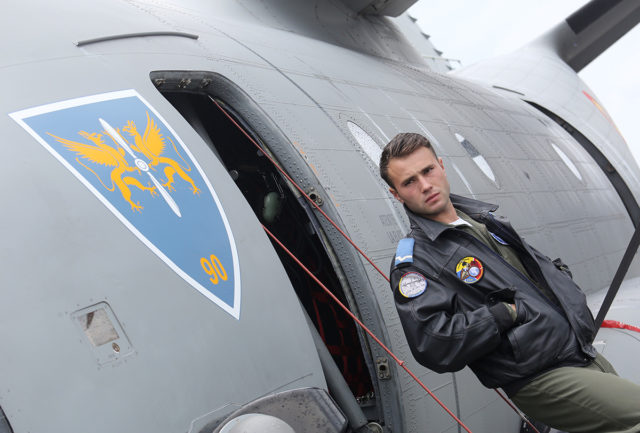 Romania Air Force Alenia C-27J Spartan at Tour-de-Sky airshow at Kuopio, Finand. (Photo by Fyodor Borisov/Transport-Photo Images)