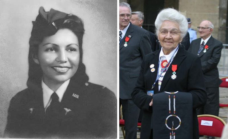 Marcella, 1944 and receiving the  Legion of Honor Award, 2004