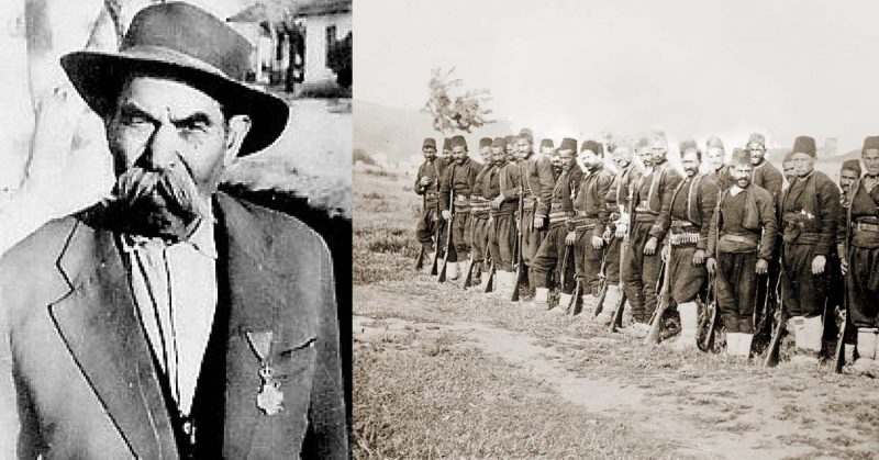 Left: Ahmed Ademovic, Right: Ottoman redif soldiers