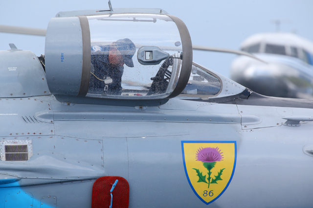 Romania Air Force Mikoyan-Gurevich MiG-21 at Tour-de-Sky airshow at Kuopio, Finand. (Photo by Fyodor Borisov/Transport-Photo Images)