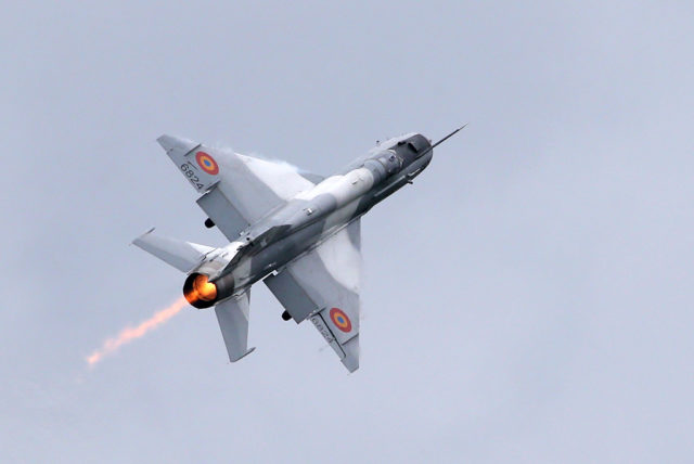 Romania Air Force Mikoyan-Gurevich MiG-21 at Tour-de-Sky airshow at Kuopio, Finand. (Photo by Fyodor Borisov/Transport-Photo Images)