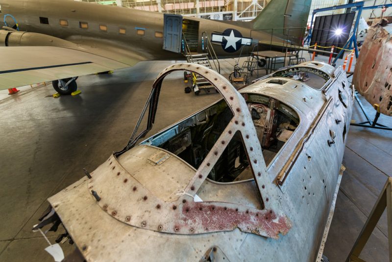 The forward part of the fuselage. Image by Pacific Aviation Museum
