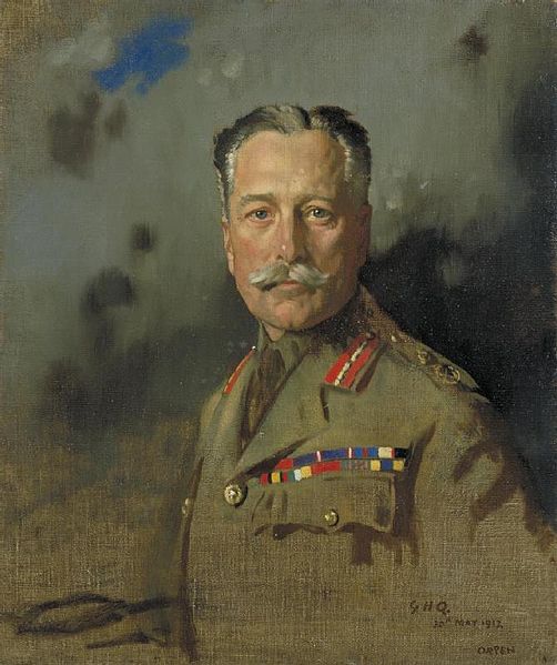  Field-Marshal Sir Douglas Haig, KT, GCB, GCVO, KCIE, Commander-in-Chief, France, from Dec. 15th 1915. Painted at General Headquarters, May 30th 1917. © IWM (Art.IWM ART 324)