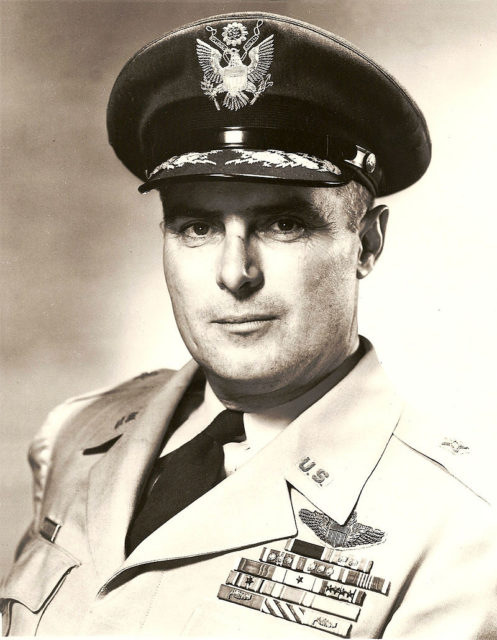 Robert Travis was a distinguished general who led over 30 combat missions during WWII. Image: Wikipedia/ Public Domain