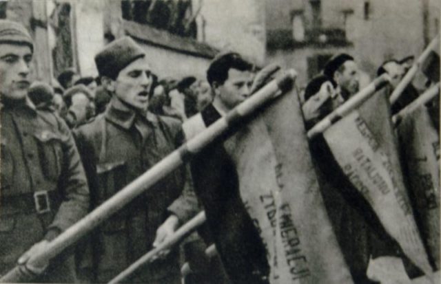 Polish volunteers in the International Brigades. Wikipedia / Public Domain