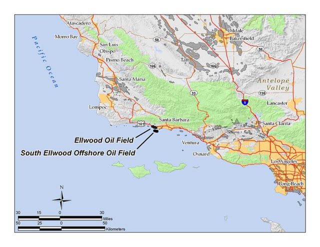 Ellwood Oil Field Image Source: Wikipedia