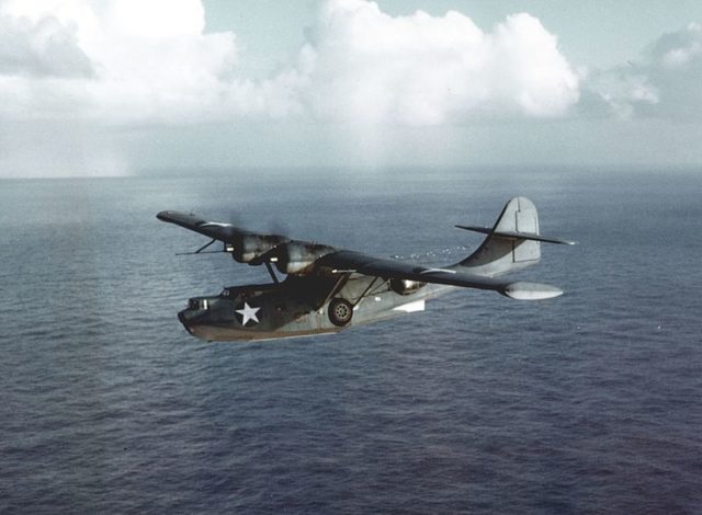 A U.S. Navy PBY-5A Catalina patrol bomber Image Source: US Navy