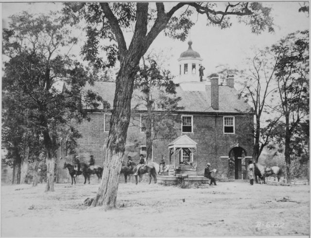 Fairfax Court House, the site of many American war stories and where The Gray Ghost Mosby kidnapped a sleeping Union General