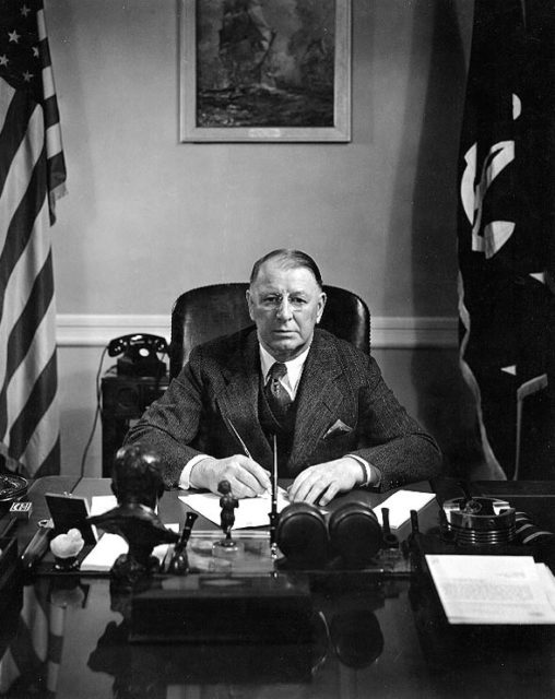 47th U.S. Secretary of the Navy, William Franklin "Frank" Knox Image Source: Wikipedia