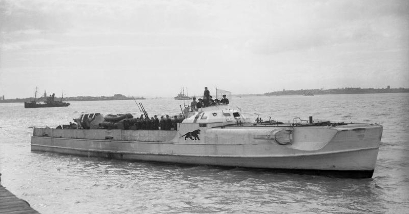 One of the German "E-boats" - Schnellboot S 204, 1945. 