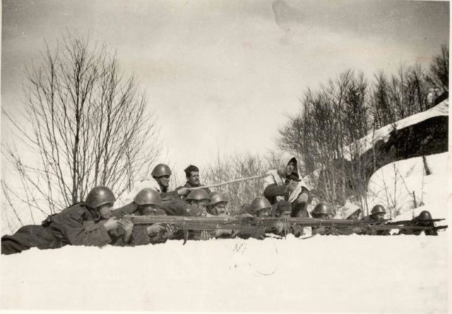  Unit of the Greek Army during the Spring Offensive (Spring 1941) in the Greco-Italian War. Wikipedia / Public Domain