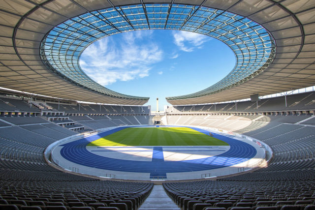 Berlin's Olympic Stadium in 2015. 