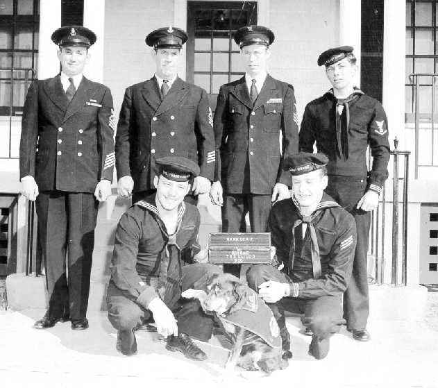 Sinbad is welcomed aboard by the crew at Barnegat. source: USCG.mil/public domain