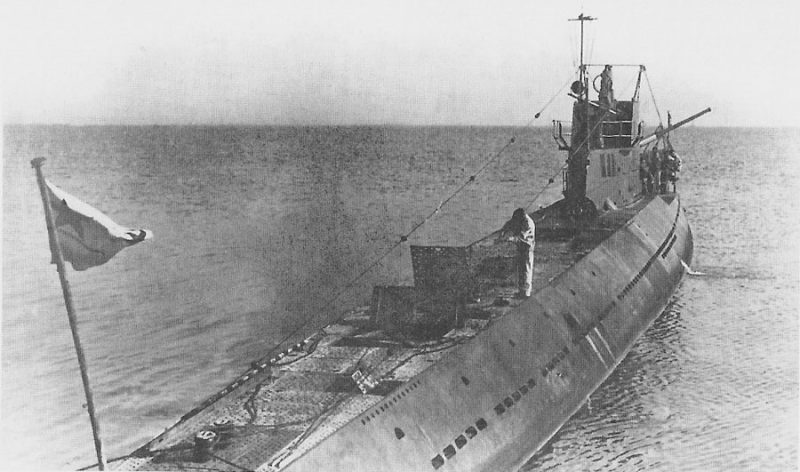 Soviet submarine S-7, 1941. 