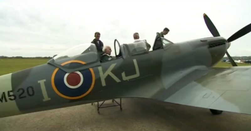 Veteran Flies Spitfire For First Time Since WWII Makes Victory Roll Veteran Flies Spitfire For First Time Since WWII Makes Victory Roll