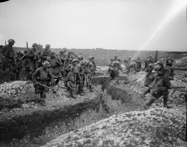 The 51st Division advancing on the 1st day of the battle. Source: Wiki/ public domain