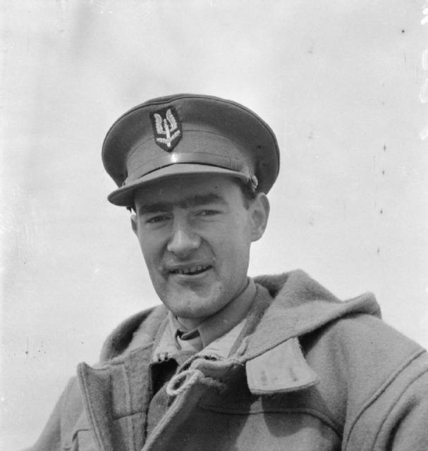 Portrait of Lt Colonel David Stirling, founder member of the SAS.
