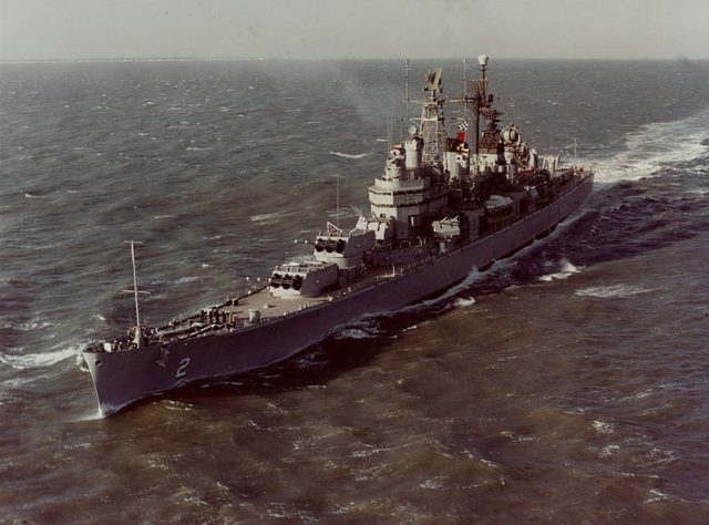 The USS Canberra on January 9, 1961 Image Source:
