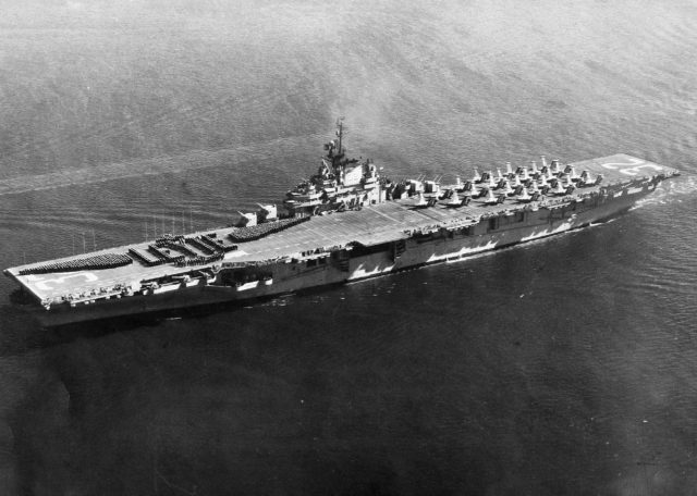 USS Leyte, served as home for both Brown and Hudner from 1949 to 1950. Source: wiki/public domain