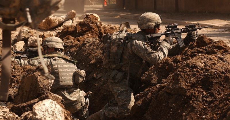 U.S. soldiers in Baghdad, March 2007. Source: Wikipedia/ Public Domain