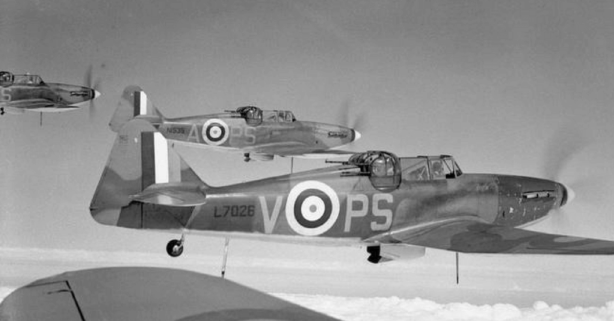 Four 264 Squadron Defiants.
