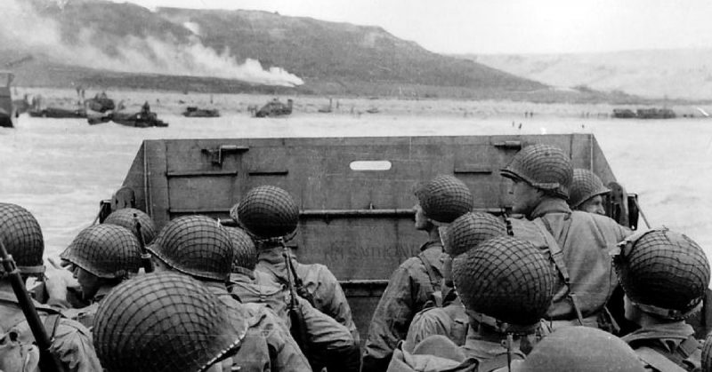 Americans prepare to land on Omaha beach in World War 2. Wikipedia / Public Domain
