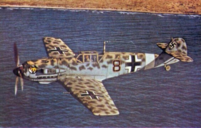 Scary! Luftwaffe Messerschmitt bf-109. Wikipedia / Public Domain