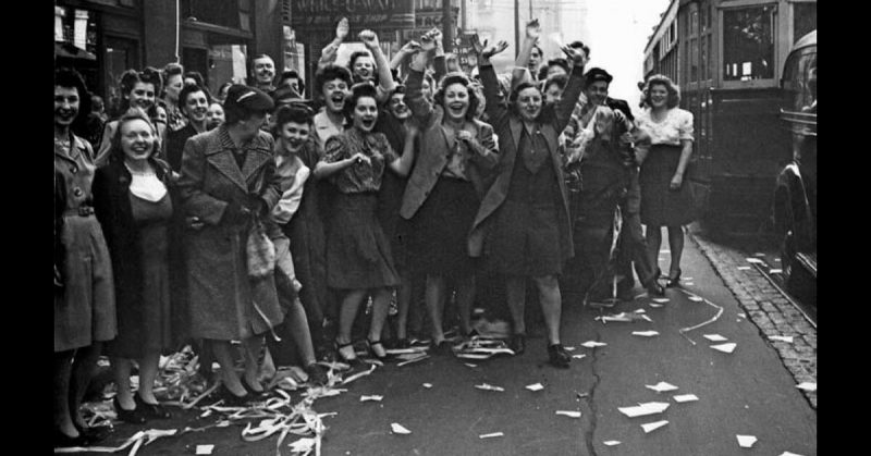 Toronto's VE-Day celebration is an example of how one should go. They too had a large influx of military personnel through out the war, and didn't have proper facilities for them to relieve the expected build up stress from military life. But their higher ups organized events and relaxation for VE-Day making sure that they closely coordinated their plans.