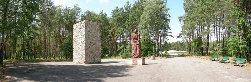 A memorial inside the camp, 2007. Photo Credit