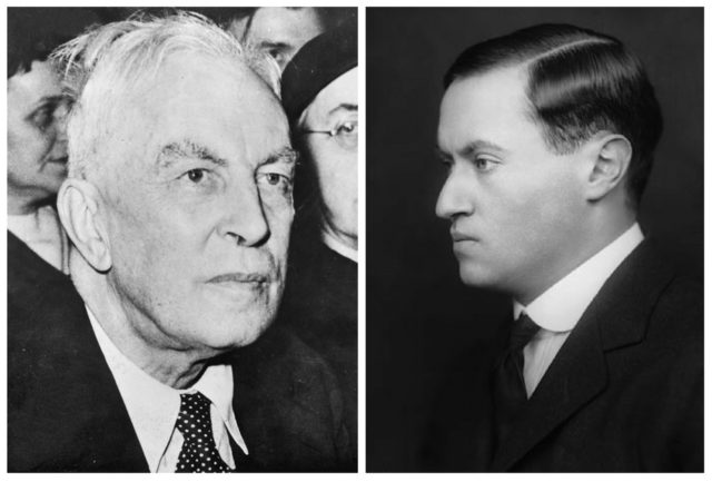 Left: Arnold J. Toynbee (By Unknown - [1] Dutch National Archives, The Hague, Fotocollectie Algemeen Nederlands Persbureau (ANEFO), 1945-1989 bekijk toegang 2.24.01.04 Bestanddeelnummer 920-4489, CC BY-SA 3.0 nl / Wikipedia) Right: Lewis Namier in 1915 (Public Domain / Wikipedia)