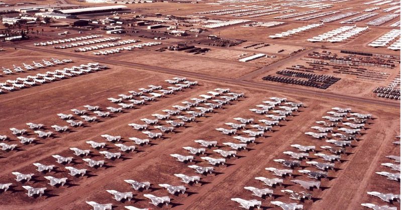 Aircraft Maintenance and Regeneration Group (AMARG) boneyard at Davis-Monthan Air Force Base