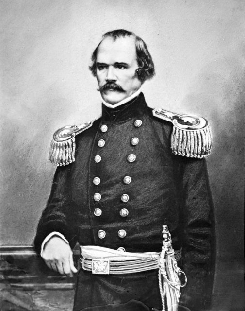General A.S. Johnston, commander of the Confederate army at the Battle of Shiloh. Wikipedia / Public Domain