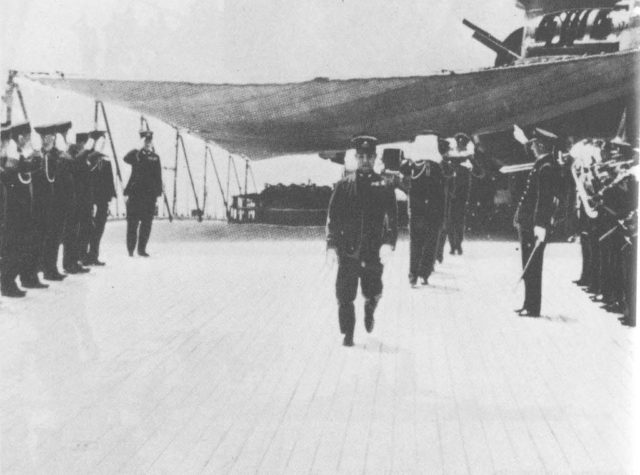 Yamamoto's ashes returned to Japan aboard the Musashi on May 23, 1943